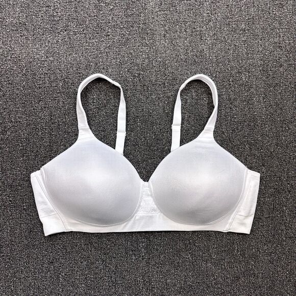 Vanity Fair Bra Women's Beyond Comfort Full Figure Wirefree White Bra Size 40C - Picture 1 of 5